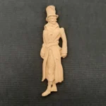 Ξυλόγλυπτο Διακοσμητικό Γρανάζια-Mr Baggamont 14εκ.Χ4εκ