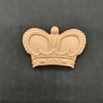 Ξυλόγλυπτο Διακοσμητικό Κορώνα 7,5εκ.Χ4,5εκ.