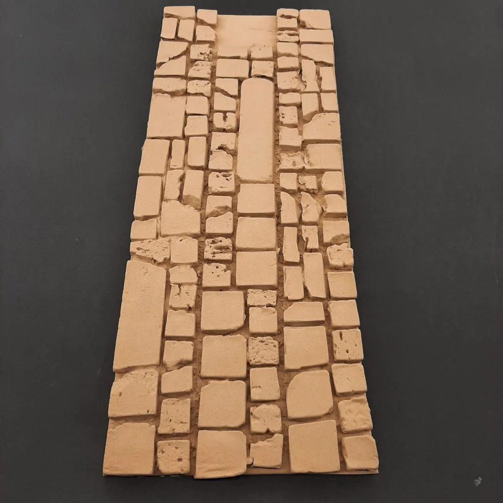 Ξυλόγλυπτο Διακοσμητικό Πλακάκι 41,5εκΧ16,5εκ.