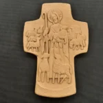 Ξυλόγλυπτος Σταυρός 20,5εκΧ14,5εκ.