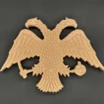 Ξυλόγλυπτο Δικέφαλος Αετός 35εκ.Χ26εκ.