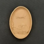 Ξυλόγλυπτη Εικόνα Αγιά Σοφιά  13,8εκ.Χ9,5εκ.