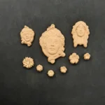 Ξυλόγλυπτο Διακοσμητικό Σετ 9 τεμ.6εκΧ4εκ.