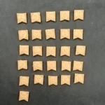 Ξυλόγλυπτο Διακοσμητικό  Γράμματα 2εκΧ1,8 εκ