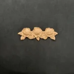 Ξυλόγλυπτο Διακοσμητικό Γιρλάντα Λουλούδι 8,6εκ.Χ3εκ.