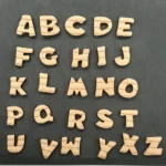 Ξυλόγλυπτο Διακοσμητικό Γράμματα 2εκ.Χ1,5εκ.