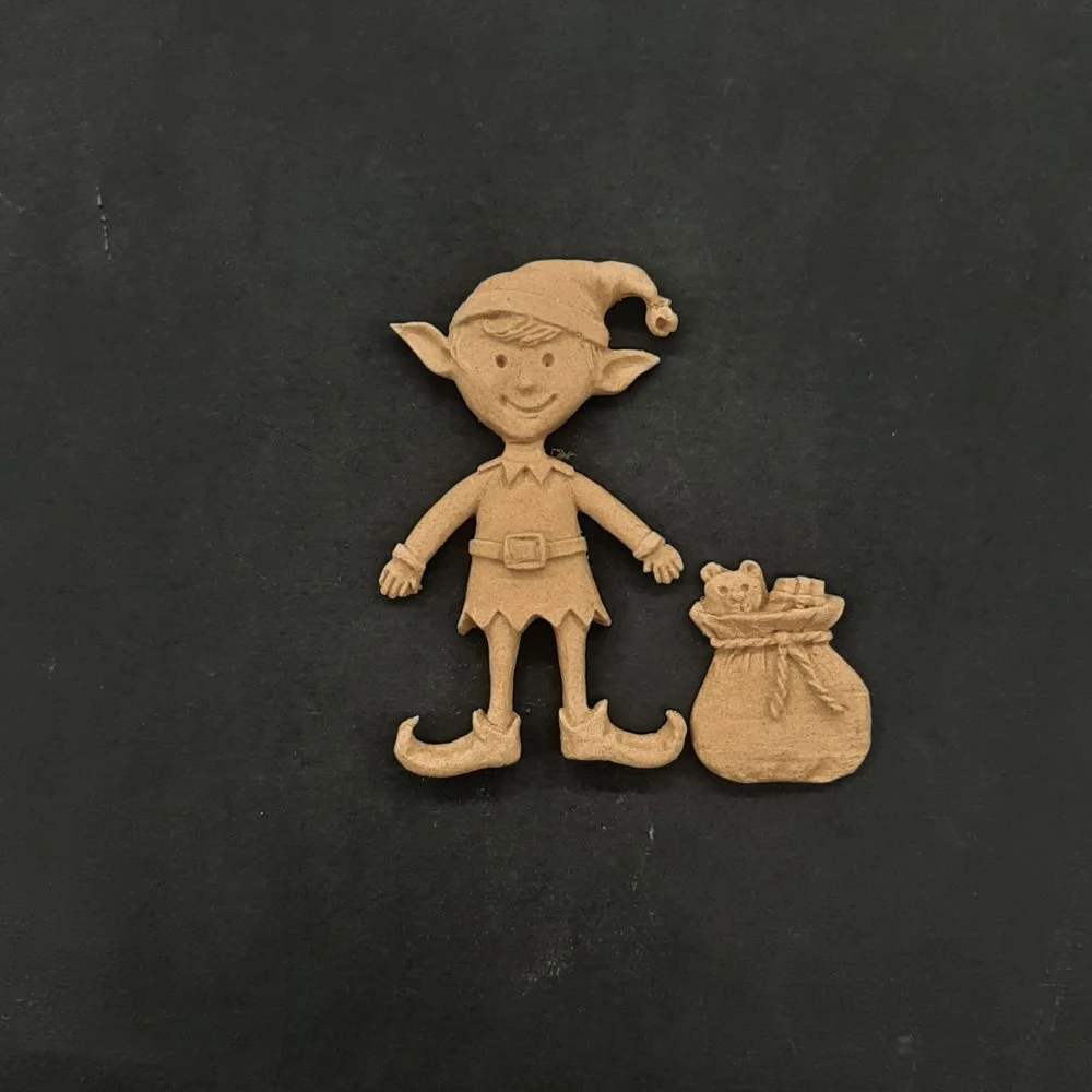 Ξυλόγλυπτο Διακοσμητικό Ξωτικό 7εκ.Χ4εκ.