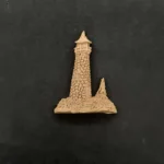 Ξυλόγλυπτο Διακοσμητικό Φάρος 6,5εκΧ5,5εκ.