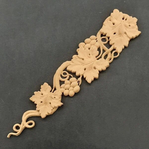 Ξυλόγλυπτο Διακοσμητικό Σταφύλι 5εκ.Χ22,5εκ.