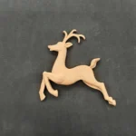 Ξυλόγλυπτο Διακοσμητικό Ελάφι 8εκΧ8εκ