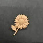 Ξυλόγλυπτο Διακοσμητικό Λουλούδι  7εκΧ4εκ