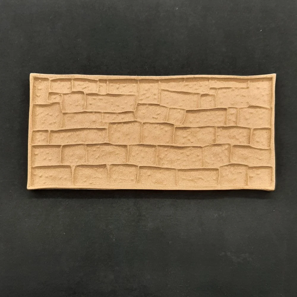 Ξυλόγλυπτο Διακοσμητικό Πλακάκι 13,5εκχ6,5εκ.