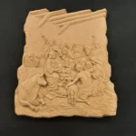 Ξυλόγλυπτη Εικόνα Η Γέννηση του Χριστού 25εκΧ29εκ.