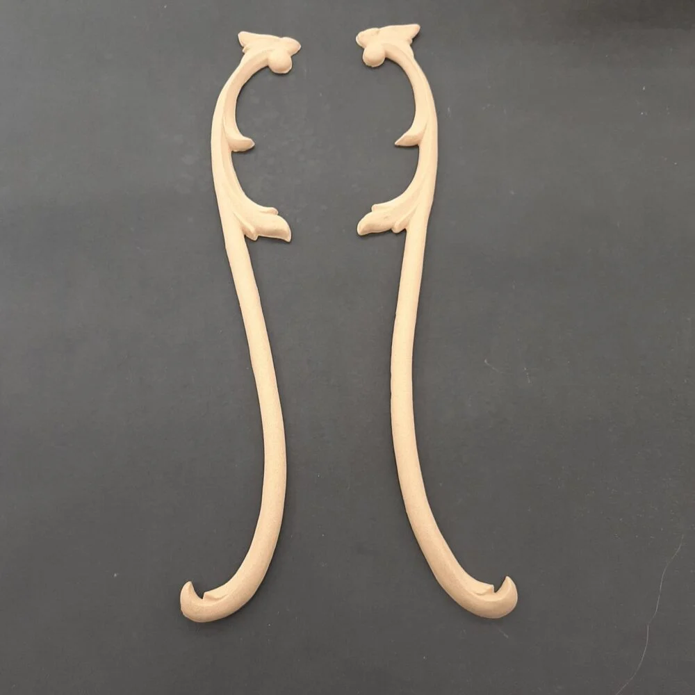 Ξυλόγλυπτα Διακοσμητικά Σετ 2 τεμαχίων 33,5εκΧ3,5εκ.