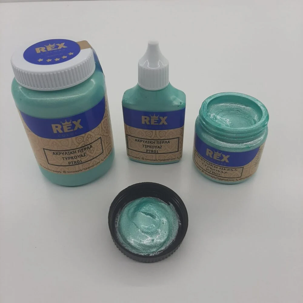 Ακρυλικό Χρώμα Περλε Τυρκουάζ PTR01