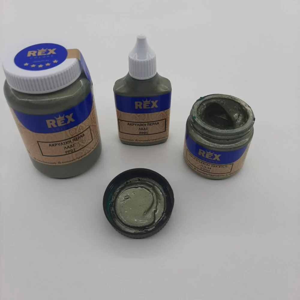 Ακρυλικό Χρώμα Περλέ  Λαδί PP01