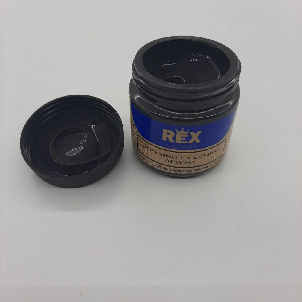 Ακρυλικό Ελαστικό Χρώμα Μαύρο