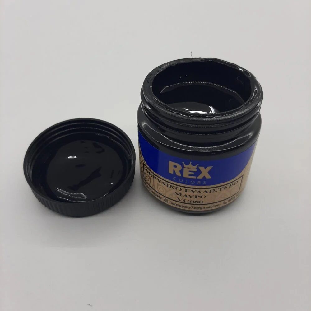 Ακρυλικό Γυαλιστερό Χρώμα Μαύρο  VG080