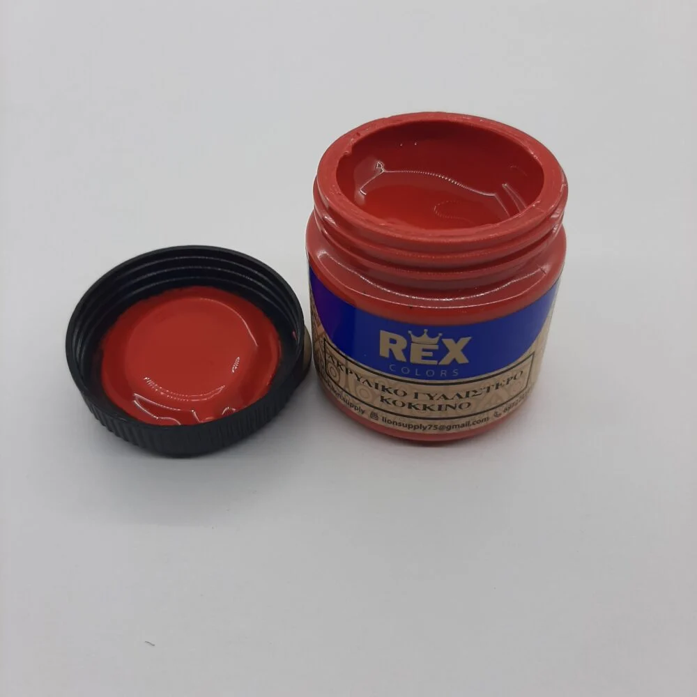 Ακρυλικό Γυαλιστερό Χρώμα Κόκκινο