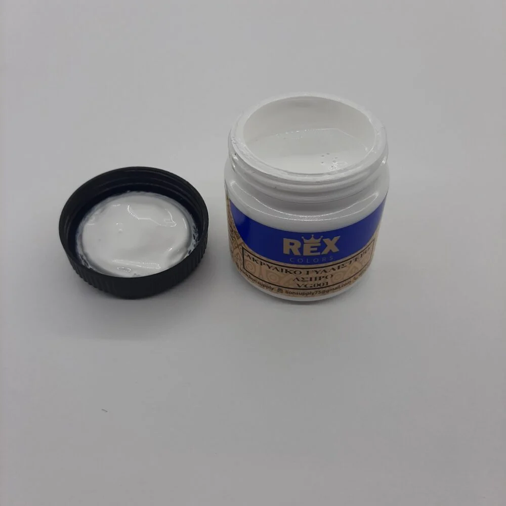 Ακρυλικό Γυαλιστερό Χρώμα Άσπρο VG001