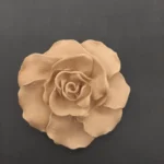 Ξυλόγλυπτο Διακοσμητικό Τριαντάφυλλο 11εκ.