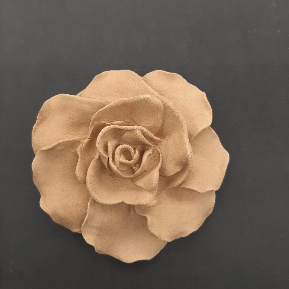 Ξυλόγλυπτο Διακοσμητικό Τριαντάφυλλο 11εκ.