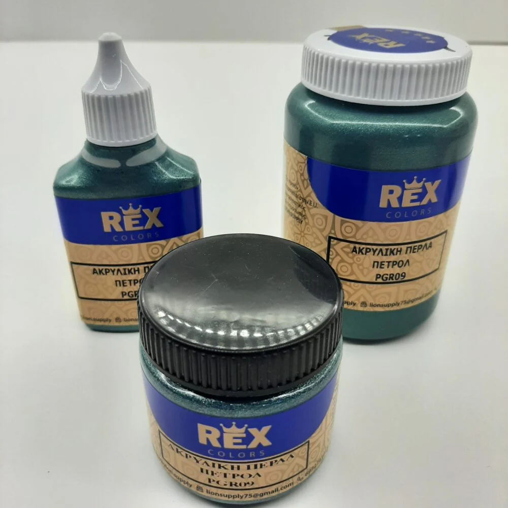 Ακρυλικό Χρώμα Περλέ Πετρόλ PGR09