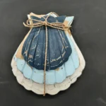 Κοχύλια Ξύλινα  Διακοσμητικά Σετ 3 τεμαχίων