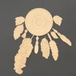 Ξυλόγλυπτο Διακοσμητικό Ονειροπαγίδα Σετ  11 Τεμ.