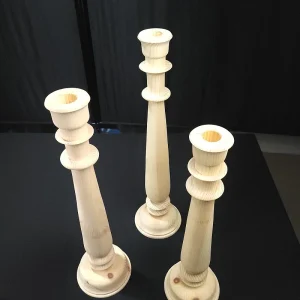 Κηροπήγιο Από Μασίφ Ξύλο