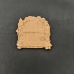 Ξυλόγλυπτο Διακοσμητικό Πόρτα 9,3εκ.Χ9εκ.