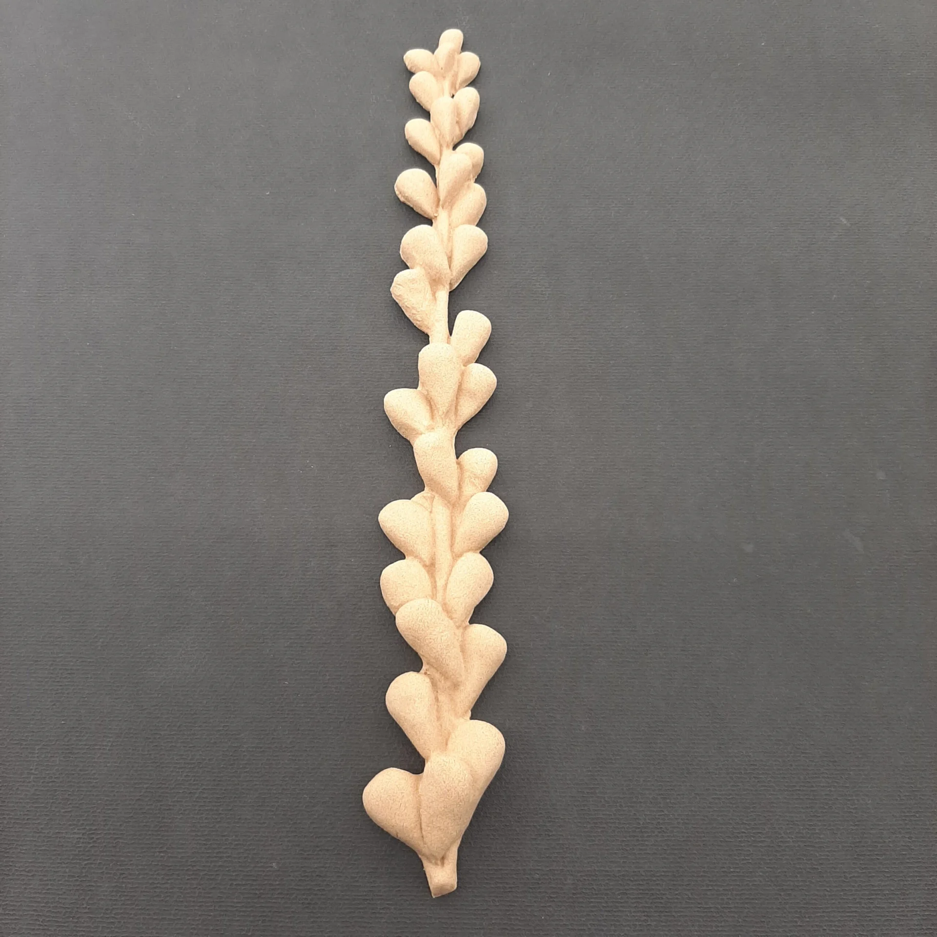 Ξυλόγλυπτο Διακοσμητικό Λουλούδι 22,3εκ.Χ3εκ.