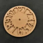 Ξυλόγλυπτο Διακοσμητικό Ρολόϊ 14,5εκ.