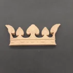 Ξυλόγλυπτο Διακοσμητικό Κορώνα 14εκΧ6εκ.