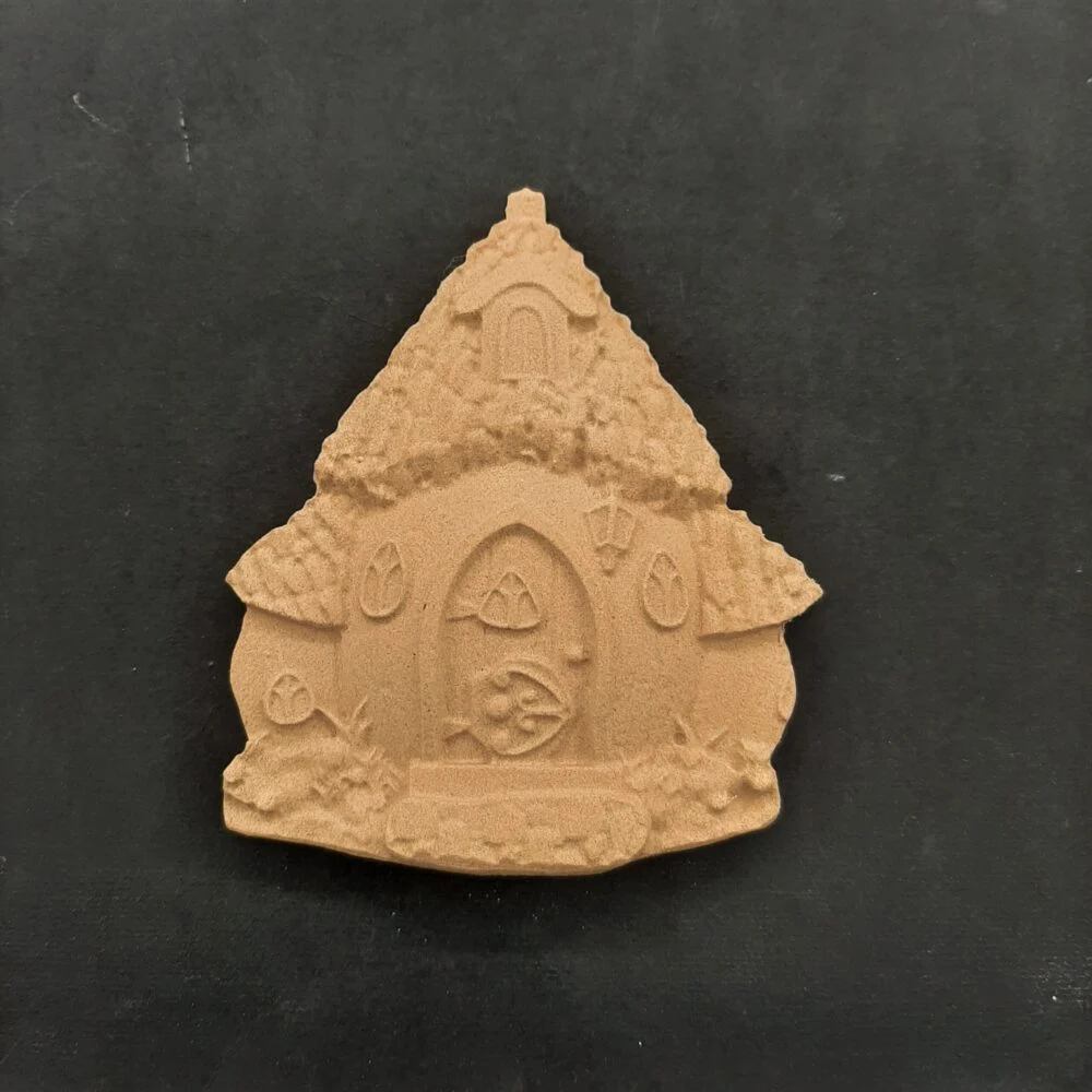 Ξυλόγλυπτο Διακοσμητικό Σπιτάκι 1,6εκ.Χ9εκ.