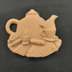 Ξυλόγλυπτο Διακοσμητικό Τσαγιέρα 17εκΧ14,3εκ.