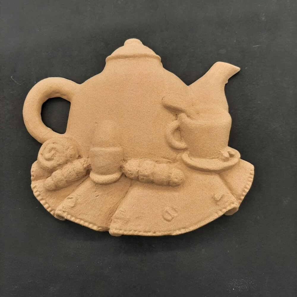 Ξυλόγλυπτο Διακοσμητικό Τσαγιέρα 17εκΧ14,3εκ.