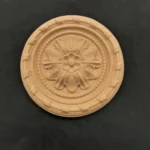 Ξυλόγλυπτο Διακοσμητικό Ροζέτα 9,5εκ