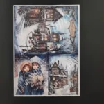 Ριζόχαρτο Μπλέ Χριστούγεννα