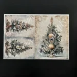 Ριζόχαρτο Μπλέ Χριστούγεννα   Χριστουγεννιάτικο Δέντρο