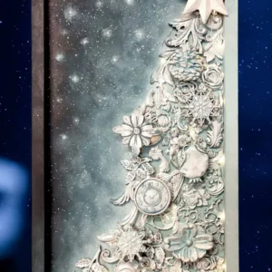 Πάνελ Χριστουγεννιάτικο Δέντρο perplex wood art by Dart elastic wood  by NikBar