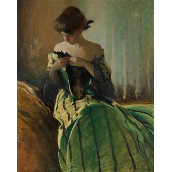 Reverse Study In Black Green 800x800