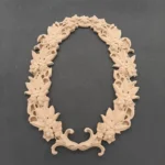 Ξυλόγλυπτο Διακοσμητικό Στεφάνι 27εκΧ20εκ.