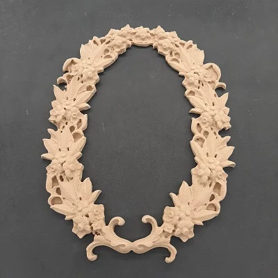 Ξυλόγλυπτο Διακοσμητικό Στεφάνι 27εκΧ20εκ.