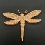 Ξυλόγλυπτο Διακοσμητικό Λιβελούλα   18,5εκ.Χ15εκ.