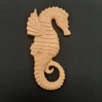 Ξυλόγλυπτο Διακοσμητικό Ιππόκαμπος 19,5εκ.Χ10εκ.
