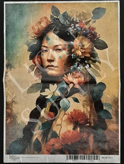 Ριζόχαρτο  30x42cm, Indian girl