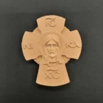 Ξυλόγλυπτος Διακοσμητικός Σταυρός  7,5εκΧ9εκ.