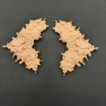 Ξυλόγλυπτο Διακοσμητικό Σετ 2  τεμ. 13,5εκΧ11,4εκ