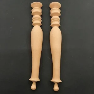 Ξυλόγλυπτο Διακοσμητικό Σετ 2 τεμ. 29εκΧ4εκΧ2εκ.